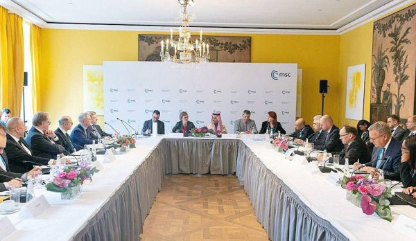 Minister of Foreign Affairs Prince Faisal bin Farhan bin Abdullah took part in a panel discussion on energy security held on the sidelines of Munich Security Conference 2023.