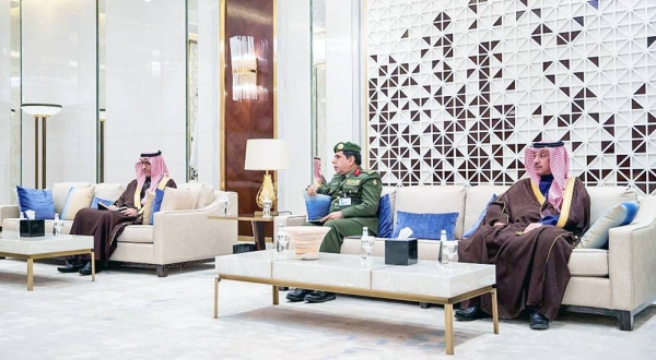 Minister of Interior Prince Abdulaziz Bin Saud Bin Naif met here Monday with the Interior Minister of Albania Bledar Cuçi.