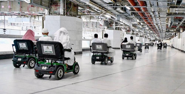 The Presidency has provided electric vehicles (EVs) round the clock for elderly and disabled Umrah performers and pilgrims, helping them perform the needed rituals with ease.