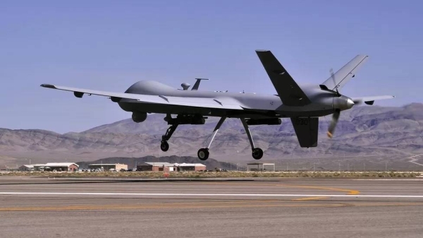 Reaper drones are full-size aircraft designed for reconnaissance and surveillance