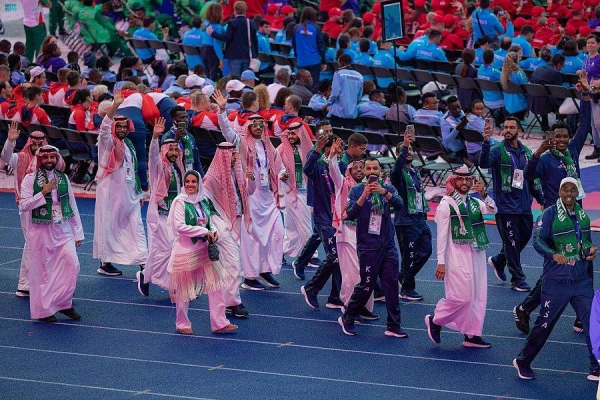 Minister of Sports Prince Abdulaziz Bin Turki, who is also the chairman of the Saudi Olympic and Paralympic Committee, participated in the opening ceremony of the Special Olympics World Games Berlin 2023.