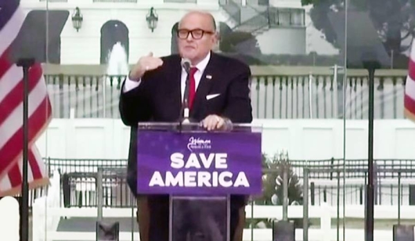Rudy Giuliani speaking in this file photo.
