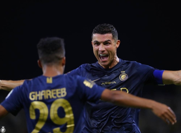 Cristiano Ronaldo marked a historic milestone by notching his 850th career goal as he found the back of the net once again in Al-Nassr’s commanding 5-1 victory over Al-Hazem in the Saudi Professional League on Saturday.

