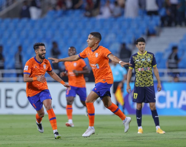 In a remarkable performance at the Prince Faisal Bin Fahd Stadium on Tuesday, Saudi club Al Fayha secured their first-ever win in the AFC Champions League, defeating Uzbekistan's Pakhtakor FC 2-0.