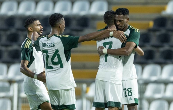 Saudi national team secures draw against Nigeria in thrilling friendly match
