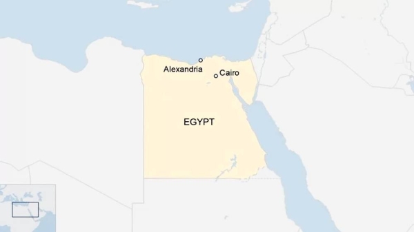 The collision occurred some 131km (82 miles) north of Egypt’s capital, Cairo.