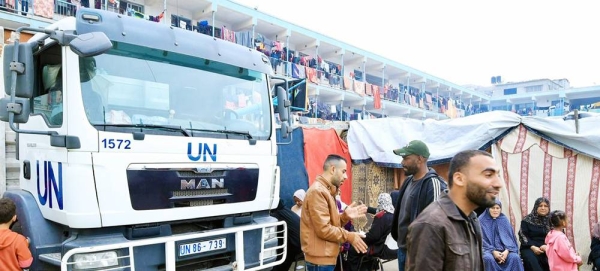 An UNRWA shelter in Zawaida, Central Gaza. — courtesy UN News/Ziad Taleb