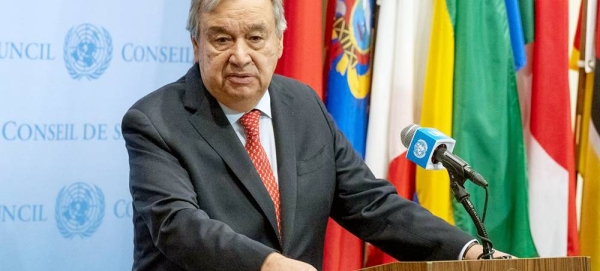 UN Secretary-General António Guterres briefs reporters on the climate crisis following his recent travel to Chile and Antarctica. — courtesy UN News