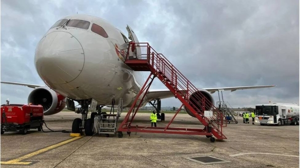 The plane will fly from London Heathrow to New York's JFK airport