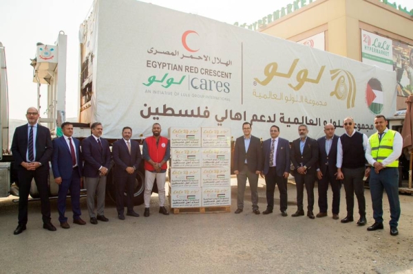 LuLu Group sends relief aid to Gaza