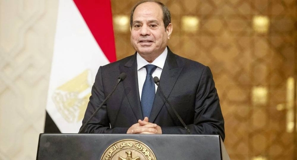 Egypt’s president Abdul Fatah El-Sisi talks to the press after a meeting at the Palace in Cairo. — courtesy Belga Mag/AFP/Getty Images/File