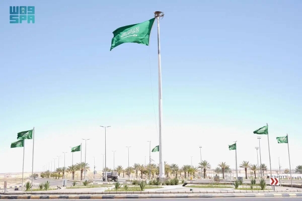 The Saudi national flag has been a symbol of strength, sovereignty, and national unity since the foundation of the first Saudi state in 1727. For nearly three centuries, the flag has been a testimony of the unification campaigns that the Saudi state has undergone.
