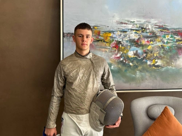Aspiring fencer Josh Brayden.
