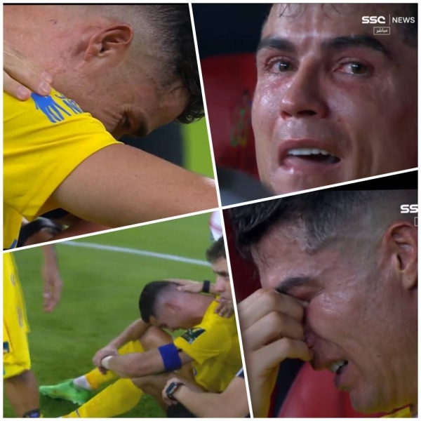Cristiano Ronaldo breaks down in tears after Al Nassr's cup final loss against Al Hilal