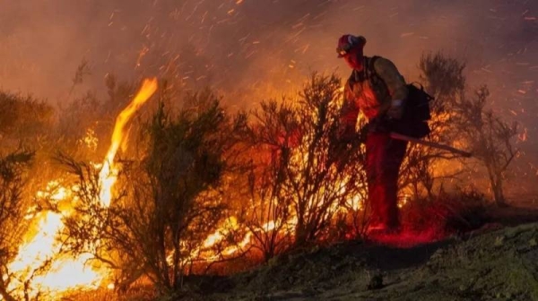 One wildfire in California, the Sites Fire, has spread north of San Francisco