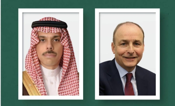 Saudi FM, Irish Deputy PM discuss developments in Gaza