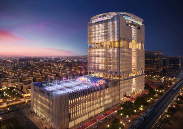 The Global Sports Tower is set to be the tallest sports tower in the world, standing at 130 meters.
