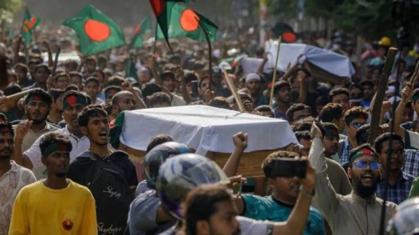 More than 150 people have been killed and 500 arrested in the past two weeks of violence in Bangladesh