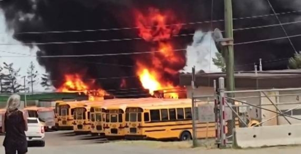 Wildfires in British Columbia have been triggered by lightning strikes