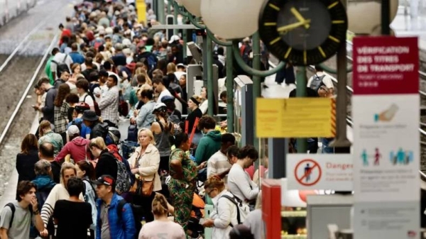 France's rail operator repairs damage from suspected arson attack