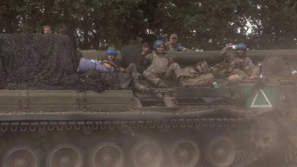 Journalists in the Sumy region witnessed Ukrainian armour moving towards the Russian border