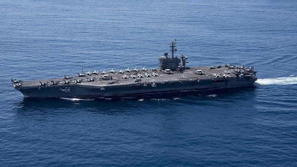 USS Abraham Lincoln strike group arrives in the Middle East amid rising tensions