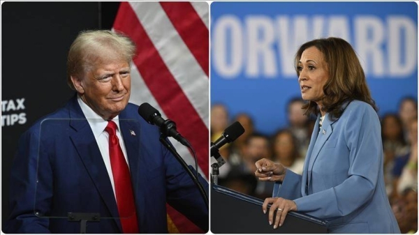 Harris holds slim lead over Trump as 2024 presidential race tightens, new poll shows