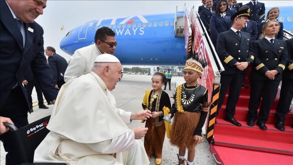 Pope Francis embarks on historic four-nation tour starting in Indonesia