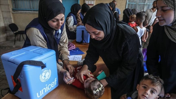 UNRWA vaccinates over 160,000 children in Gaza in polio campaign