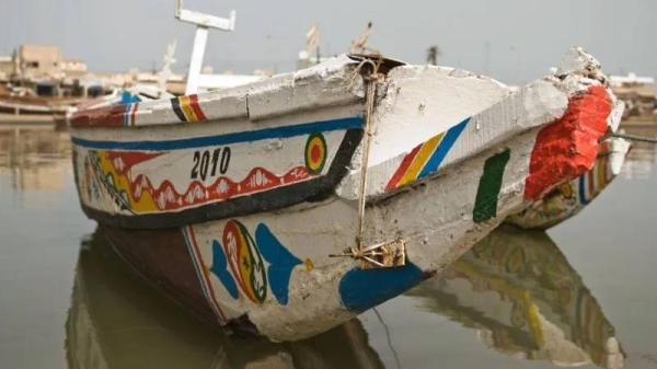 Wooden fishing boats are often used by migrants leaving Senegal (archive photo)