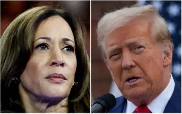 Kamala Harris and Donald Trump