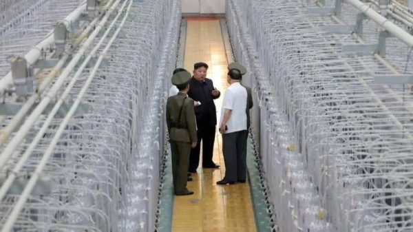 This is the first time North Korea has published photos of one of its uranium enrichment facilities