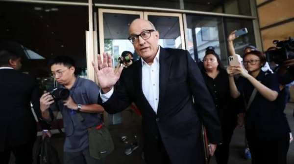 Iswaran, seen here arriving in court on Tuesday, is embroiled in one of Singapore's biggest political scandals