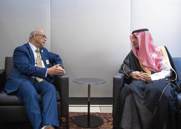 Al-Jubeir holds multiple meetings on climate cooperation and international relations at UNGA