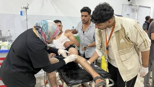 At least 50 Palestinians were also injured in the shelling of al-Mufti school in central Gaza