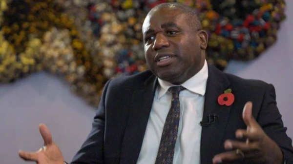 UK Foreign Secretary David Lammy