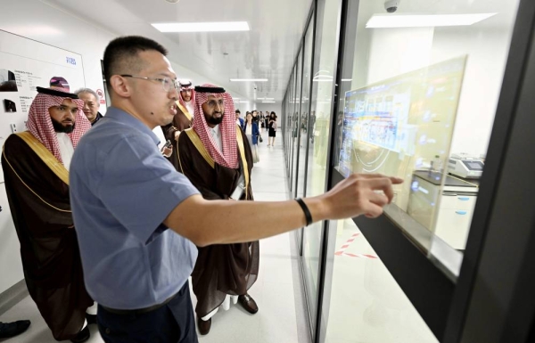 Dr. Hisham S. Aljadhey, Chief Executive Officer of the Saudi Food and Drug Authority (SFDA), makes inspection tour of leading biotechnology and medical firms in China.