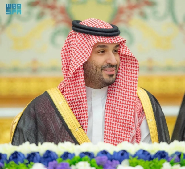 Crown Prince and Prime Minister Mohammed bin Salman chairs the Cabinet session in Riyadh on Tuesday.


