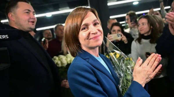 Moldova’s President Maia Sandu has been re-elected for a second term of office
