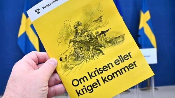 The new version of Sweden's pamphlet 'If the crisis or war comes' will reach letterboxes from Monday