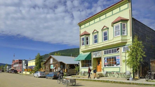 Dawson City in the Yukon Territory is home to about 2,400 residents