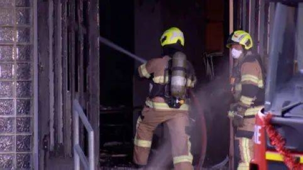 Firefighters were called to Melbourne's Adass Israel synagogue on Friday early morning