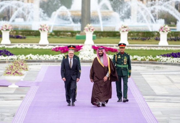 UK Prime Minister Keir Starmer visited Saudi Arabia on December 9, 2024, where he was received by Crown Prince Mohammed bin Salman at Al Yamamah Palace in Riyadh. 