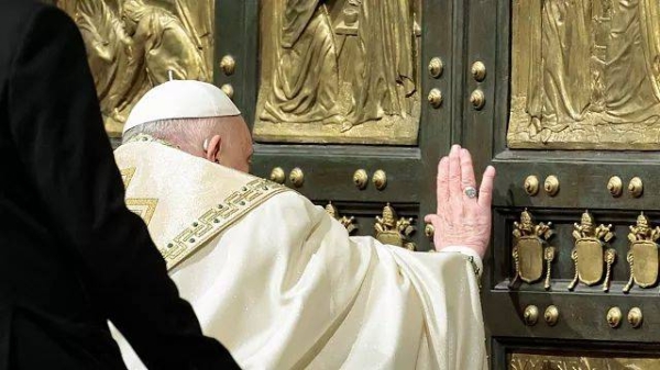 Pope Francis has launched a special jubilee year for Roman Catholics during a ceremony on Christmas Eve at the Vatican