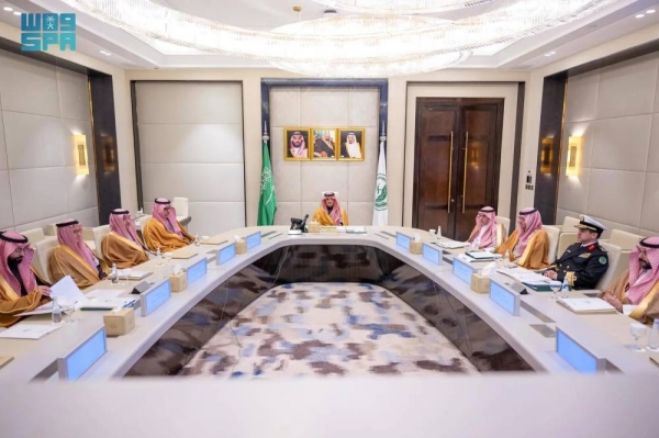 Saudi Minister of Interior Prince Abdulaziz bin Saud bin Naif co-chairs the virtual meeting of the Saudi-Qatari Security and Military Committee.

