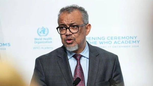 Dr Tedros said he was unhurt after the bombardment