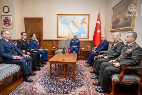 Saudi Chief of General Staff Gen. Fayyad Al-Ruwaili co-chairs the meeting of the Saudi-Turkish Joint Military Committee in Ankara.
