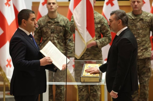 Mikheil Kavelashvili inaugurated as Georgian president