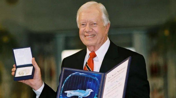 Carter won the Nobel Peace Prize in 2002