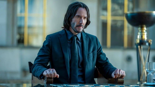 Keanu Reeves as John Wick in John Wick, Chapter 4